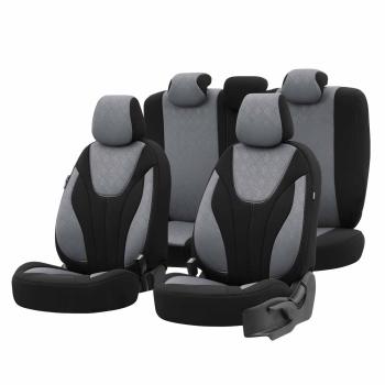 Auto Sitzbezug Set Universal Vorne und Hinten Komfortabel Komplett Set